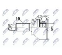 Set Rótulas, Transmisión/Exterior Apto para Mini Countryman R60 Cooper / Un 10-1