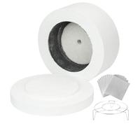 Juego de horno microondas de 22 piezas, mini horno con 10 hojas y juntas para cerámica, vidrio, fusión, joyería, manualidades, 7, 7 x 4, 3 pulgadas