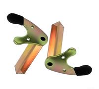 Juego de horquilla para motocicleta con dos soportes en forma de U y funda protectora de cuero, acero galvanizado que garantiza durabilidad para mantenimiento y reparaciones