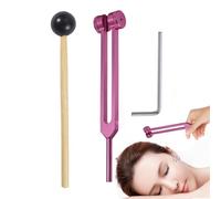 Juego de horquillas de afinación de sulfeggio, tenedores sensoriales de aleación de aluminio, kit de diagnóstico de frecuencia, horquillas para yoga, relajación, meditación