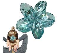 Juego de horquillas de flores tropicales, pinza de garra de Pflumeria electrochapada, cierre decorativo para el pelo, elegante accesorio de, solución de estilo, clip inspirado en Islandia para