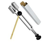 Juego de horquillas de sintonía | Herramienta de curación de frecuencia precisa - Herramienta de diagnóstico sensorial ajustable con martillo, herramienta de meditación de aleación de aluminio para