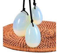 Juego De Huevos Yoni De Cuarzo Rosa, Huevos De Jade Naturales Para Mujeres, Ejercitador Kegel, Músculos, Bola De Ajuste, Masaje, Varita Yoni, Masajeador De Jade,mi