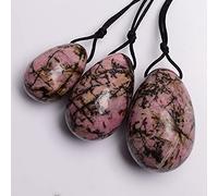 Juego De Huevos Yoni De Cuarzo Rosa, Huevos De Jade Naturales Perforados, Bolas De Kegel De Amatista, Ejercicio De Kegel, Bola De Jade, Huevo De Masaje Para Apretar,S-huevo