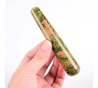 Juego de huevos Yoni, juego de varita de masaje de huevo Yoni de Jade, piedra Natural, huevos de Unakite, taladro, bola de cristal, ejercicio Kegel, varita de masaje