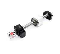 Juego de husillo de bolas de alta precisión con tuerca de tornillo de molienda de grado C5, módulo de tornillo deslizante 2505 2510(2510 Set,1850mm)