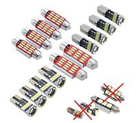 Juego de iluminación interior LED 4014 SMD, 19 piezas, compatible con W164 clase M ML Canbus blanco xenón, sin mensaje de error