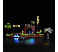 Juego de iluminación LED - Kyglaring Lights Set Designed for Lego Ideas The Hedgehog - Green Hill Zone 21331 - Sin Lego Set (versión clásica)