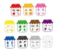 Juego de imanes para el refrigerador para niños pequeños Vibrant Refinga Magnetic Color Set Conjunto de clases con 55 imanes para el bebé Educational Aprendiendo a los niños de la pizarra de 3 a 6 añ