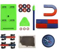 Juego de imanes para niños, kit de levitación magnética para estudiantes de aprendizaje, imanes para niños, incluyendo barra/anillo/herradura/limas de hierro