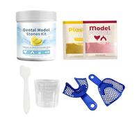 Juego de impresiones dentales, con moldes y moldes para manualidades, herramienta de modelo para la decoración de los dientes, para adultos, mujeres, niños, estudiantes, educación, demostración