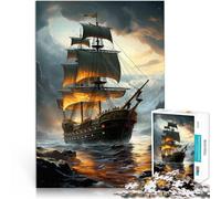 Juego de ingenio Crucero por el mar Rompecabezas para Adolescentes 1000 Piezas 38x52cm Actividades Divertidas en casa, Regalos de cumpleaños, Regalos de Viaje,