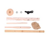 Juego de Iniciación de Fuego por Fricción, Taladro de Madera Duradero, Kit de Iniciación de Fuego, Taladro de Madera Portátil, Herramienta para Hacer Fuego, Suave y Ligero para