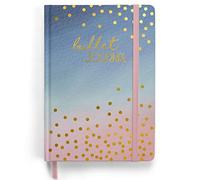 Juego de iniciación prémium de Bullet Journal - (Acuarela) - cuaderno A5 punteado | 192 páginas de papel de 120g/m² | con banda elástica, soporte para bolígrafo, bolsillo triangular, instrucciones.