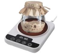 Juego de iniciador de masa madre con control de temperatura preciso de 21 - 38 °C, temporizador de 12 horas, alfombrilla de calor para iniciador de masa madre, herramienta de fermentación para pan y