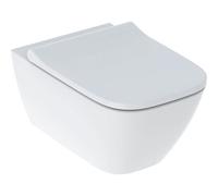 Juego de inodoro de pared Geberit Smyle Square lavavajillas profundo, forma c...