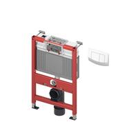 Juego de inodoro TECEbase Bh: 820 mm con TECEambia blanco y soporte de pared