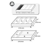 Juego de inserciones de plástico Satz GBAT0402 TOPTUL