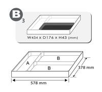 Juego de inserciones de plástico Satz GCAT0801 TOPTUL