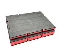 Juego de insertos de espuma para maletín de herramientas, 405 x 305 mm en 25 mm/50 mm de grosor para 48-22-8442, 48-22-84443, protección de equipos, acolchado de espuma EPE para equipos