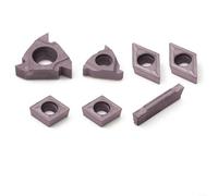Juego de insertos indexables de carburo para barra de mandrinar de torno de vástago de 12 mm | CCMT060204 DCMT070204 11IR 16ER MGMN200 | Puntas de herramienta de torneado resistentes al desgaste de