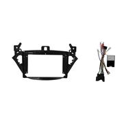 Juego de instalación de Radio Radio estéreo Audi 2 DIN Compatible con Opel Corsa 2015-2019 Adam 2013-2016, Kit de Marco Frontal Bisel Montaje(Frame Wire A)