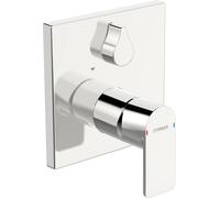 Juego de instalación prefabricado HANSA HANSASTELA para bañera/ducha, roseta cuadrada, cromo, 87849073