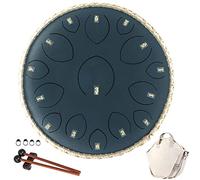 Juego de instrumentos de percusión de meditación y tambor de lengua de acero con bolsa de transporte, libro de música, mazos, baquetas, púas de dedo para adultos, niños y principiantes