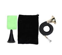 Juego de instrumentos musicales de cuerno de latón portátil liviano,cuerno de caza Bb para amantes de la música y estudiantes