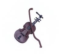 Juego De Instrumentos Musicales En Miniatura Nuevo Mini Violín En Miniatura Instrumento Musical Adorno Modelo De Guitarra Molde Para Decoración Del Hogar Y El Escritorio
