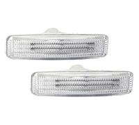 Juego de intermitentes laterales AD Tuning DEPO en blanco izquierdo + derecho