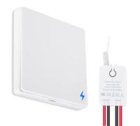 Juego de interruptores de iluminación, 230 V, interruptor inalámbrico con receptor, 433 MHz, apto para 80-275 V, 10 A, 1000 W, accesorios de iluminación 1+1