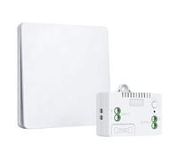 Juego de interruptores de luz inalámbricos de 230 V, sin batería, interruptor de pared inalámbrico para luces, fácil instalación sin recableado, botón inalámbrico para casa, interruptor de luz