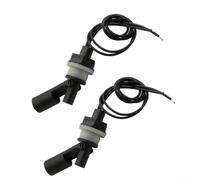 Juego de interruptores flotantes dobles para una detección fiable del nivel de agua en varias aplicaciones, incluyendo jardinería y sistemas acuáticos