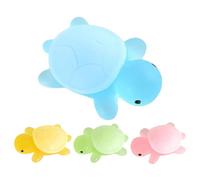 Juego de jabón en forma de tortuga para niños: 4 barras creativas hidratantes y limpiadoras, corporal suave natural | Diseño cautivador cuidado de baño nutritivo para niños y niñas Peine de baño