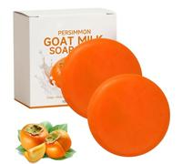 Juego de jabón y gel de ducha de caqui, gel de ducha natural de caquis y jabón de caqui, olor corporal, eliminación permanente de olores, limpieza profunda, frescura alrededor del reloj (2 unidades