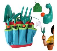 Juego de jardinería infantil | Juego de juguetes ergonómicos educativos | Juguete de jardín para niños, para jardineros jóvenes para trasplantar la tierra, mezclar el riego y el cuidado del jardín