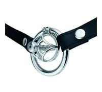 Juego de jaula de castidad de acero inoxidable: dilatador uretral de metal, entrenador de pene, diseño de ventilación innovador, que brinda a los hombres una experiencia única de juguete sexual SM(B-4