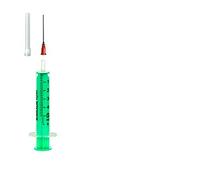 Juego de jeringas de 5 ml para laboratorio, 1, 2 o 3 unidades, jeringa líquida, jeringa con aguja roma/aguja para hobby y decoración del hogar (juego 1 x 5 ml)