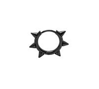 Juego de Joyas con Forma de Remache, Joyas de Perforación Hipoalergénicas, Aretes Diarios Modernos y Sencillos(Black)