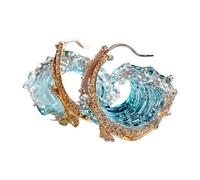 Juego de joyas con juramento oceánico, collar/anillo/pendientes, collar con juramento del océano, caja de joyería temática marina de verano, regalo inspirador para mujeres, regalo de amistad, talla