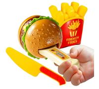Juego De Juego De Comida Rápida,Juego De Simulación De Comida Con Alimentación Automática Para Hamburguesas Y Papas Fritas | Juego de Cocina Simbólica para Niños Pequeños | Para Niños Niños En Eta