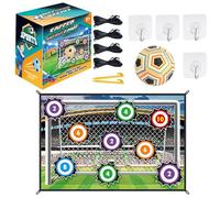 Juego de juego de fútbol | objetivos de franela plegables | ejercicio de precisión de fútbol | tela portátil esterilla de entrenamiento segura Easy Carry - Objetivo de ejercicio para niños, patio