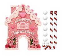 Juego de juego de golf de pan de jengibre - Mini jèu dôe putting đ'interior con clubes y bolas eń caña de azúcar, juguete dë gòlf portátil para las vacaciones | ayúo de día de San Valentín