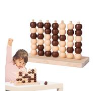 Juego de , juego de mesa de mesa, tridimensional de madera de cuatro , Juegos de mesa de estrategia educativos clásicos, juego familiar a partir de 3 años