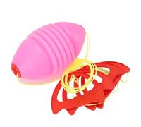 Juego de Juego de Pelota Mano, Pull Ball Game 2pcs para la Actividad Desarrollo Temprano (Estilo roscado)