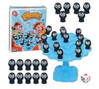 Juego de juego de pingüino apilable: juguete de coordinación de equilibrio, desafío de torre oscilante | Actividad de entretenimiento de aprendizaje interactivo, constructor de enfoque de control manu