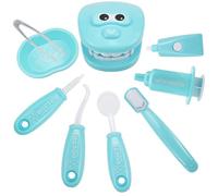 Juego de Juego Dentista para niños, de Juegos de Dentista para niños pequeños simulados, Kit de Doctor para Suaves y Seguros para, niñas de 4 años, Azul Cielo