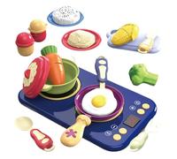 Juego de juegos de cocina para niños - Set de cocina para niños | Juegos multifuncionales de Juega de Juega de Juegos | Juego de pretensión de educación educativa realista para infantiles de jardín de