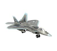 Juego de juguetes de ensamblaje de aeronaves - Simulación Fighter Aircraft Building Toy With Pullback Action | Alloy Diecast Metal Construction 1:100 Scale Model Kit | For Children Who Love Airplane